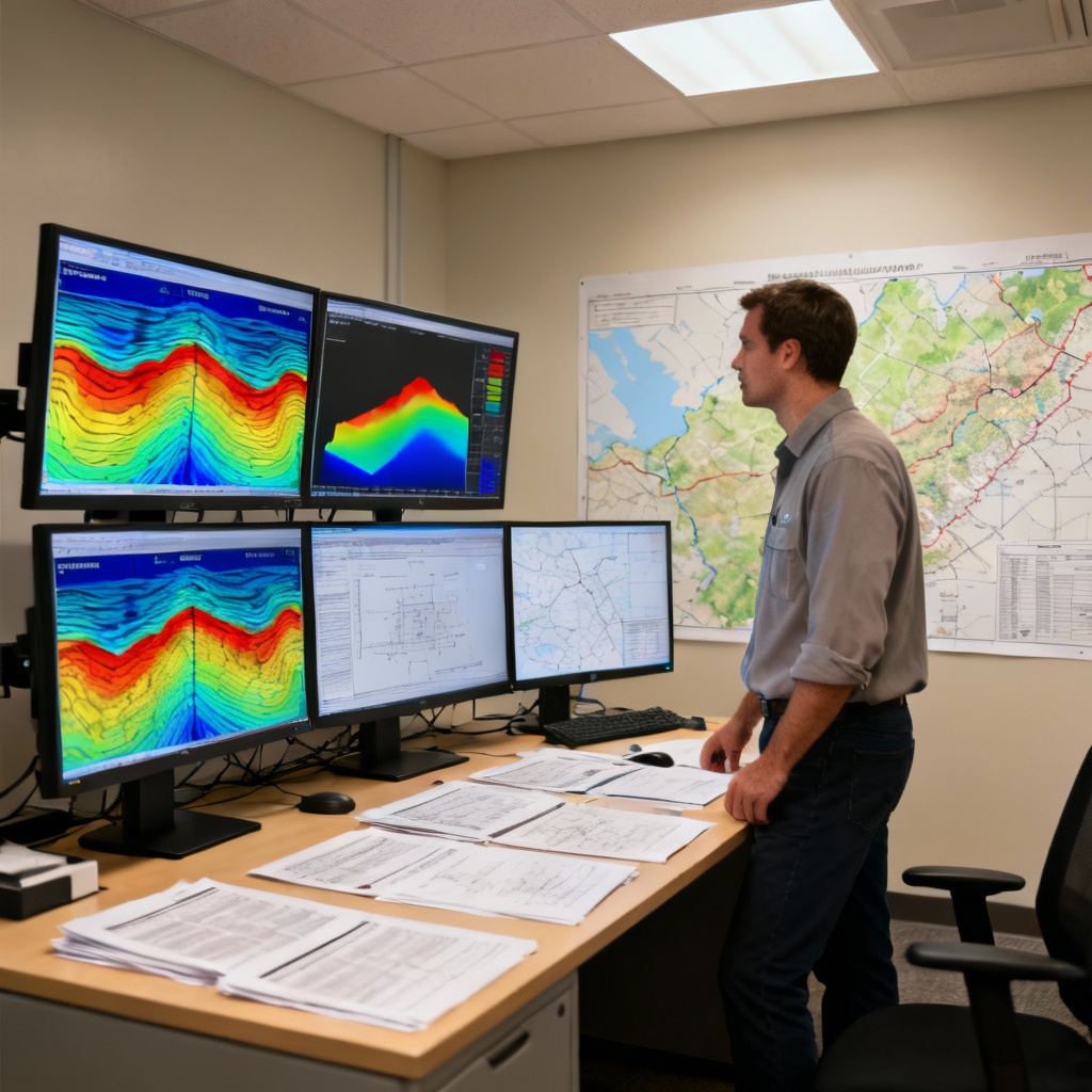 seedream-4.0_Oficina_con_pantallas_mostrando_gráficos_de_resistividad_y_modelos_de_subsuelo_-1