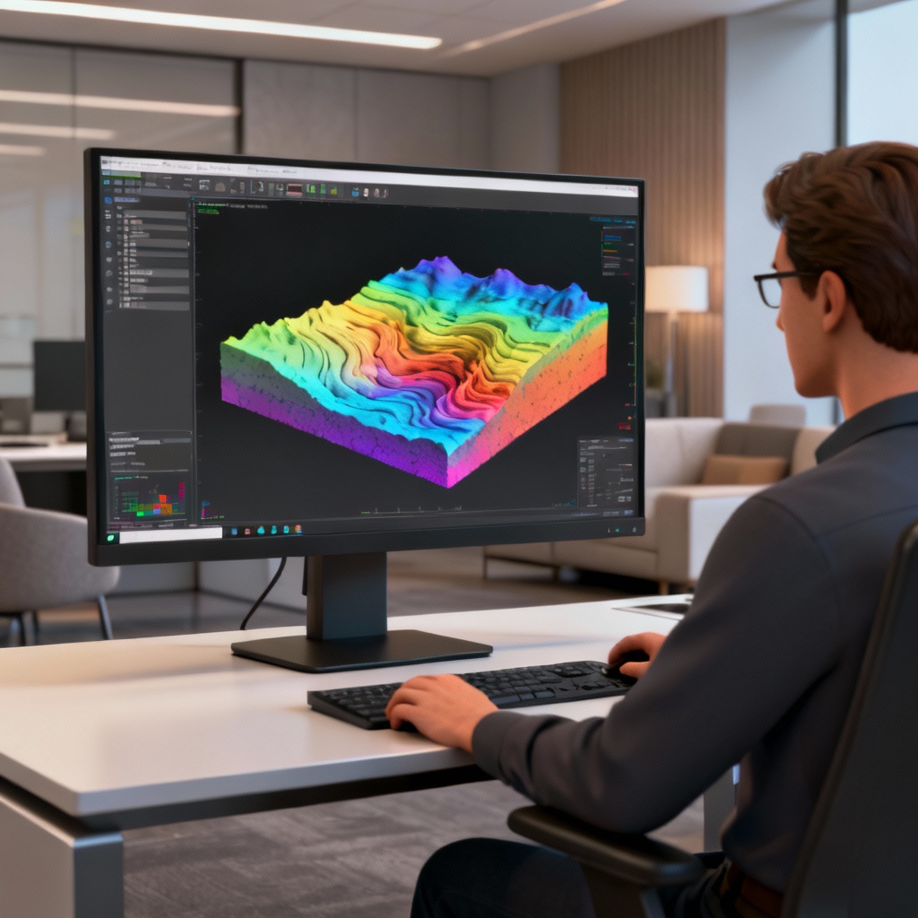 seedream-4.0_Pantalla_de_computadora_mostrando_modelo_tridimensional_del_subsuelo_con_colores-1